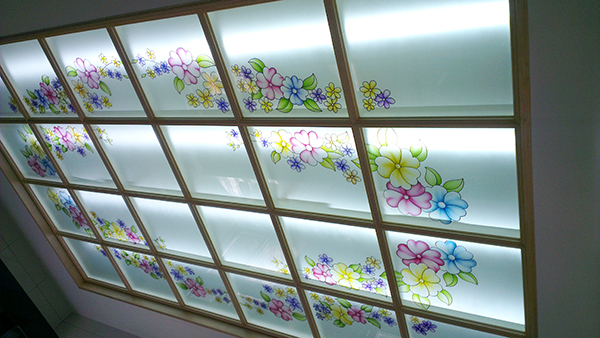 彩繪玻璃(天花板)
