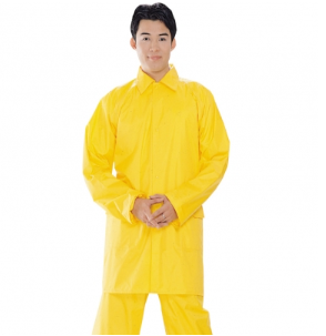 男耐反光1套裝雨衣