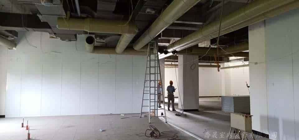 彰化化工公司廠房庫板隔間