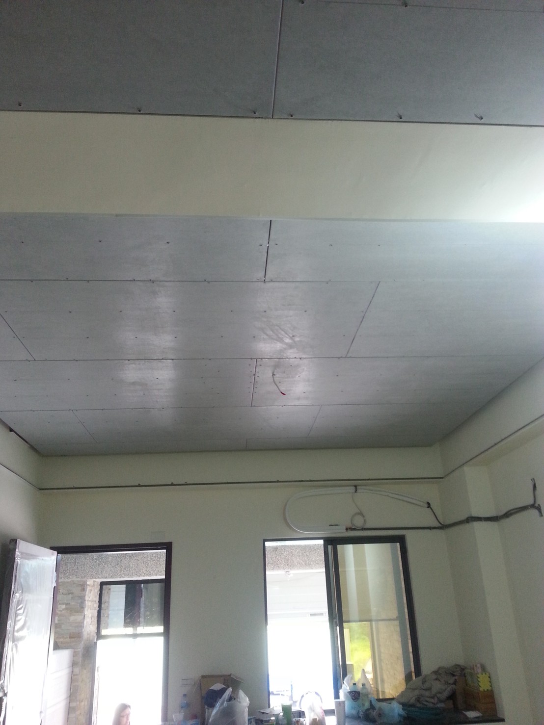 高雄住家暗架造型層板天花板