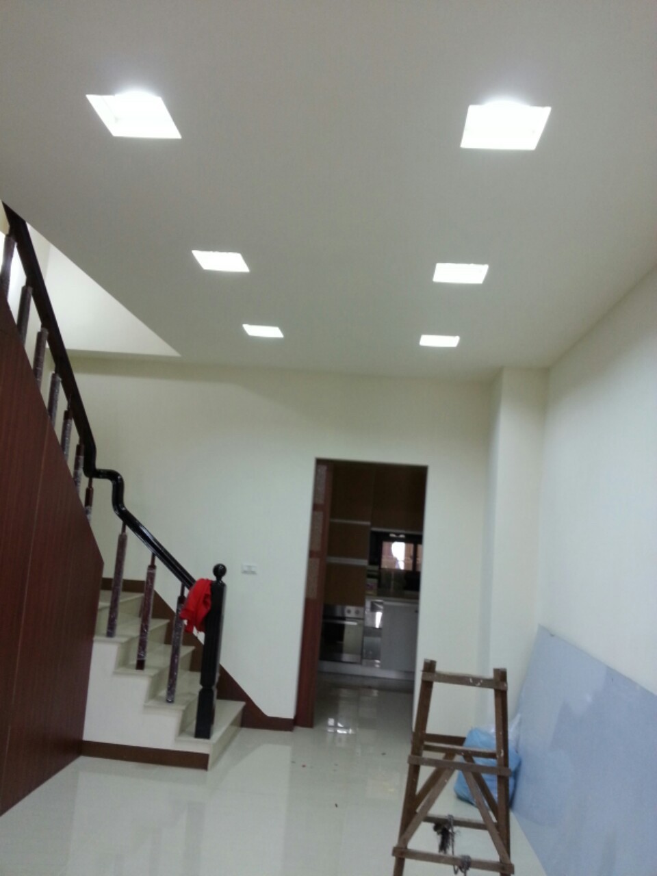 高雄住家暗架造型層板天花板