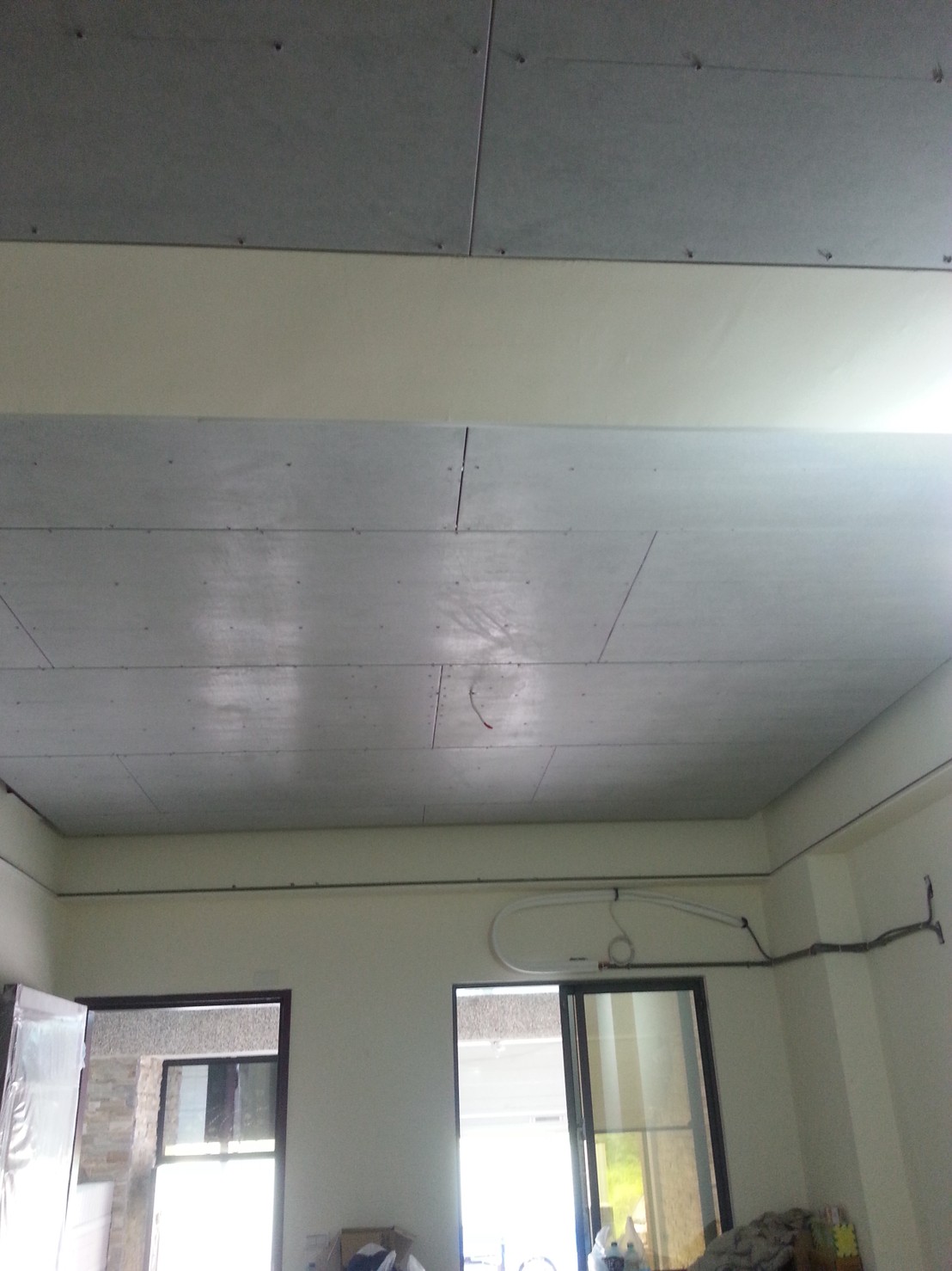 高雄住家暗架造型層板天花板