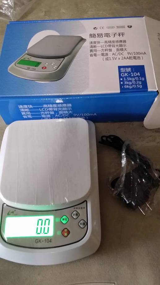 GK-104系列電子小型計重秤(10KG/1G,6KG/0.5G)