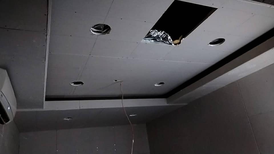 暗架間接照明施工