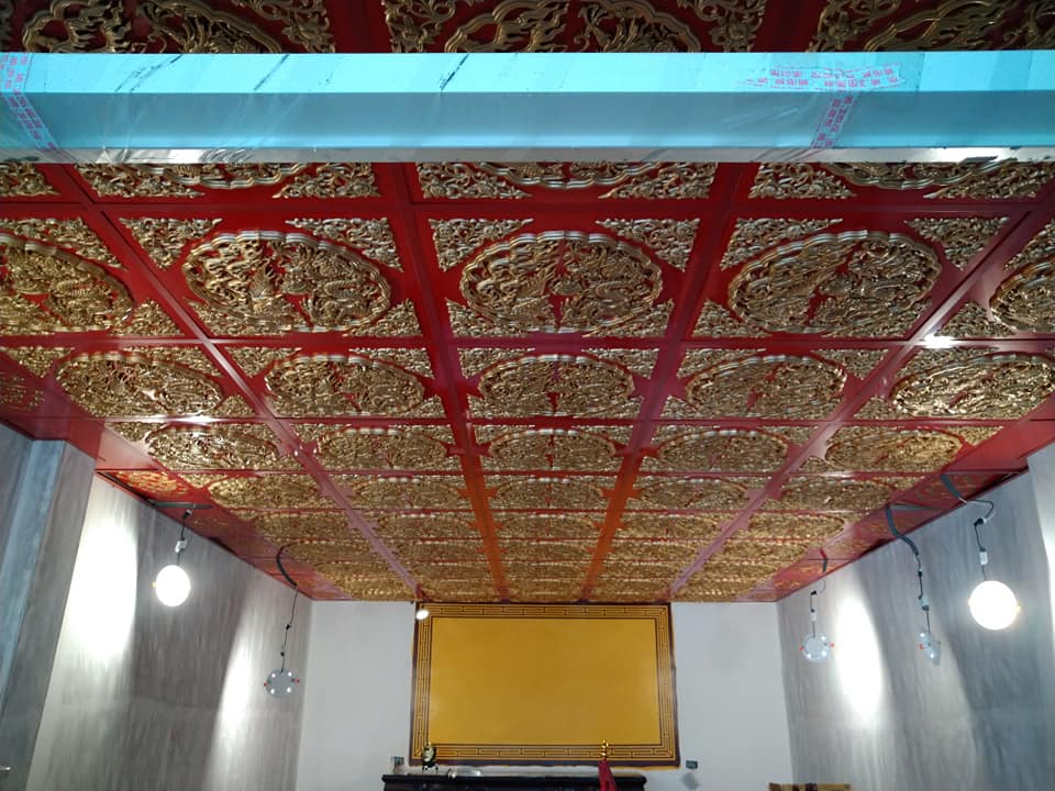 強化彩繪浮雕石膏天花板