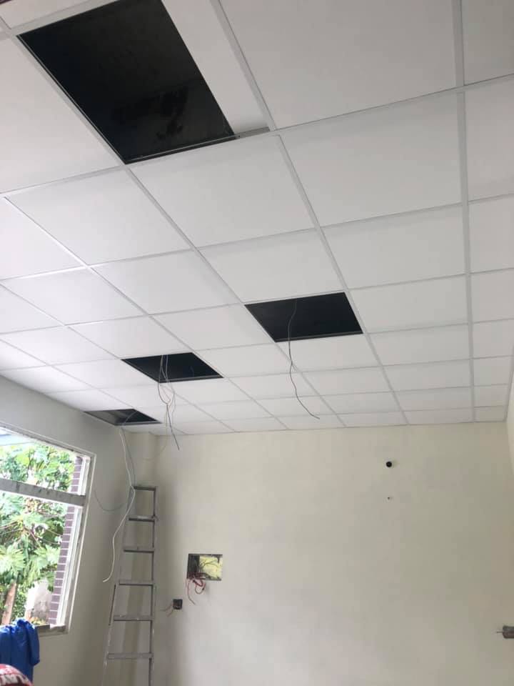 輕鋼架矽酸鈣pvc天花板工程