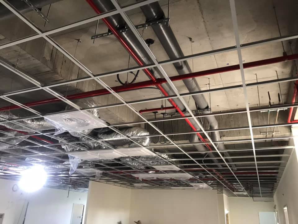 明架貼皮天花板工程