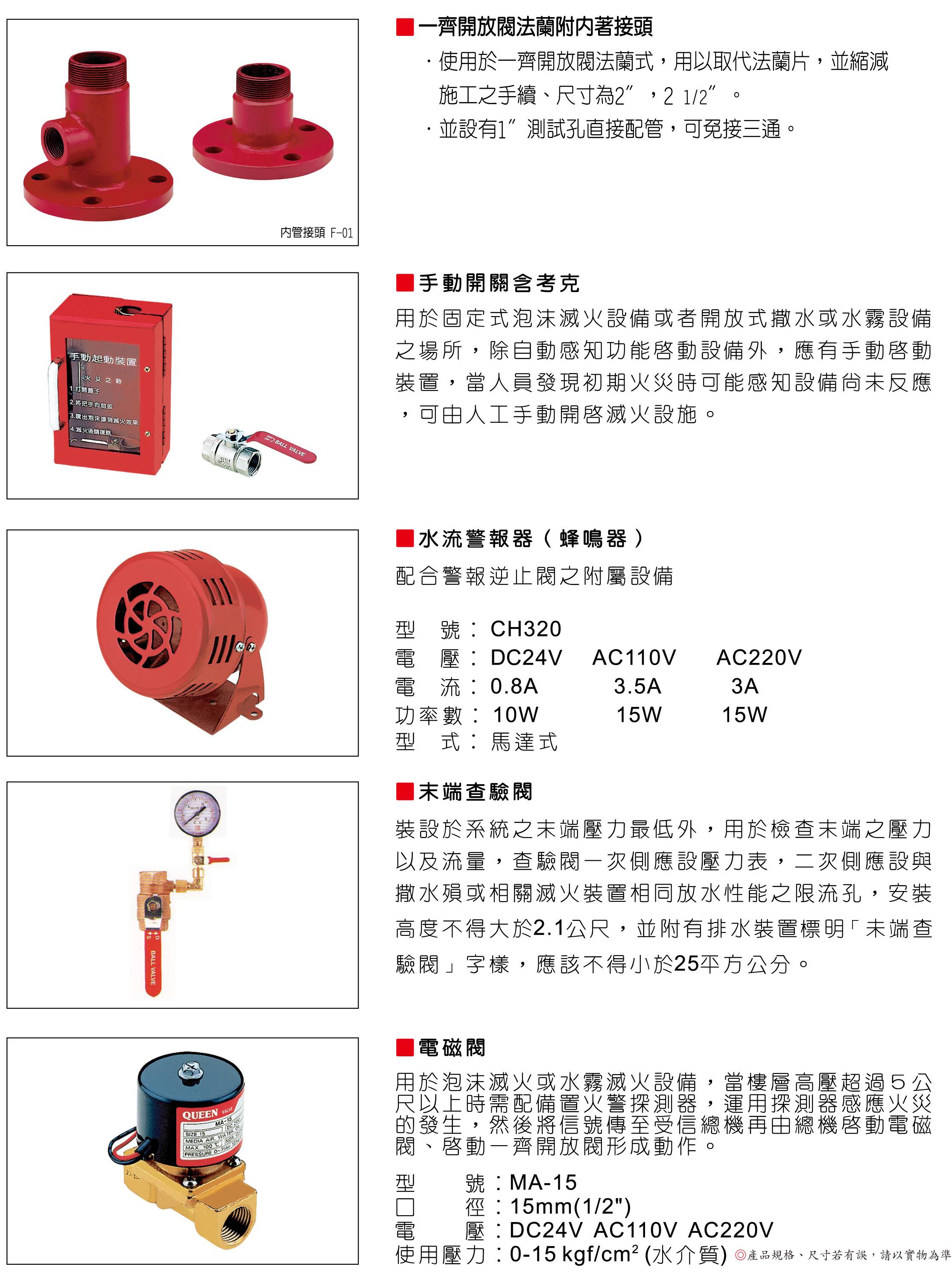 WH-手動盒+銅考克+末端+法蘭接頭