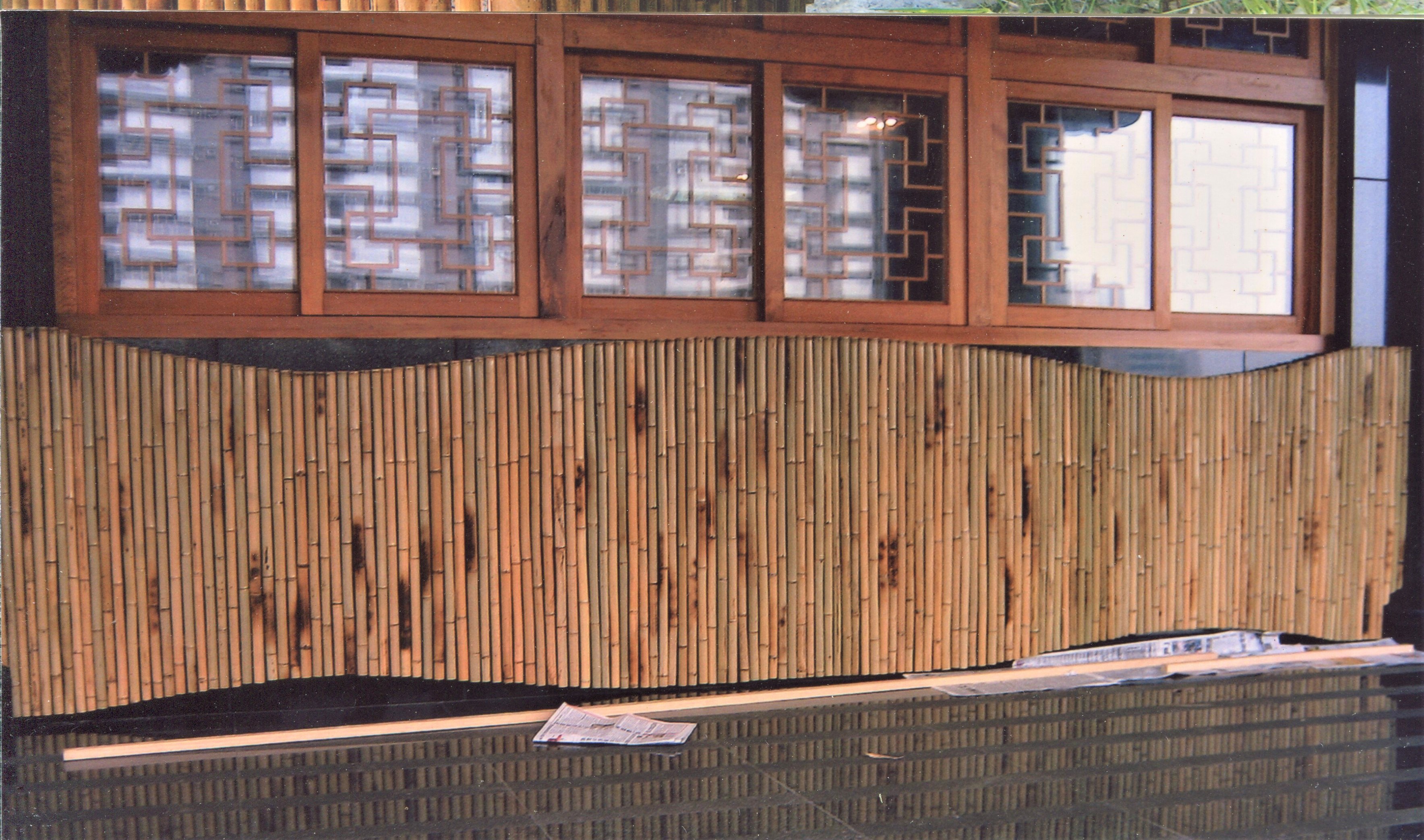 造型竹圍籬1
