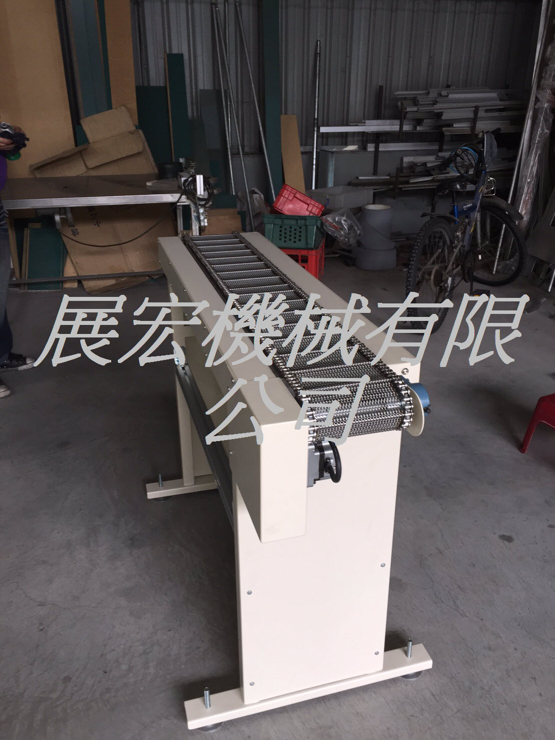 不銹鋼網鍊條式輸送1