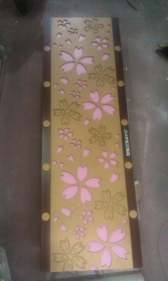 鞋櫃門片噴漆設計