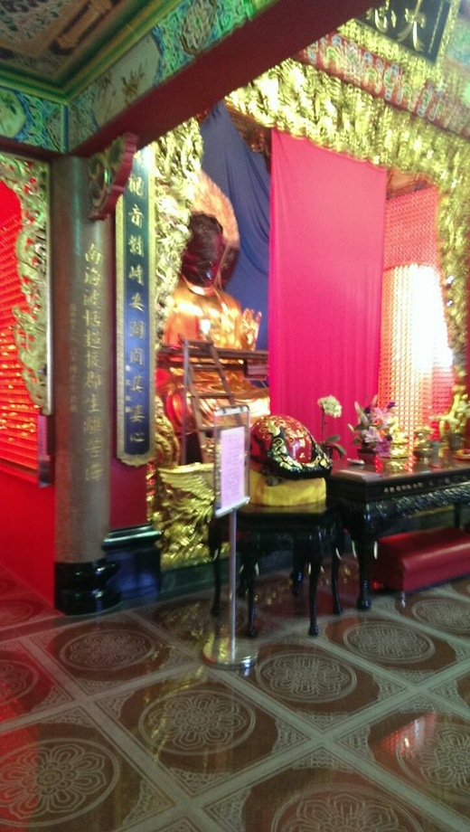 關渡宮藥師琉璃佛金尊翻新