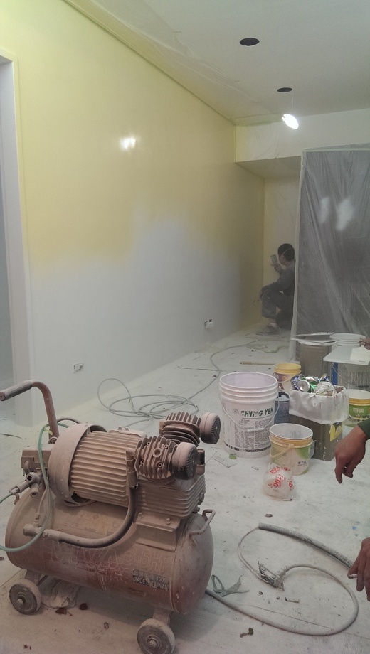 新莊住家室內噴漆