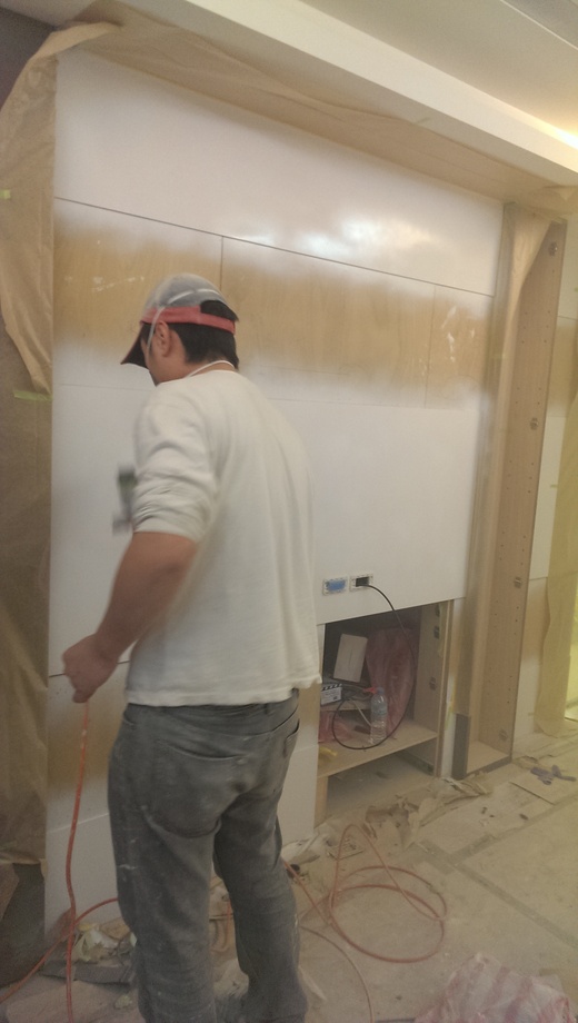 桃園住家室內噴漆