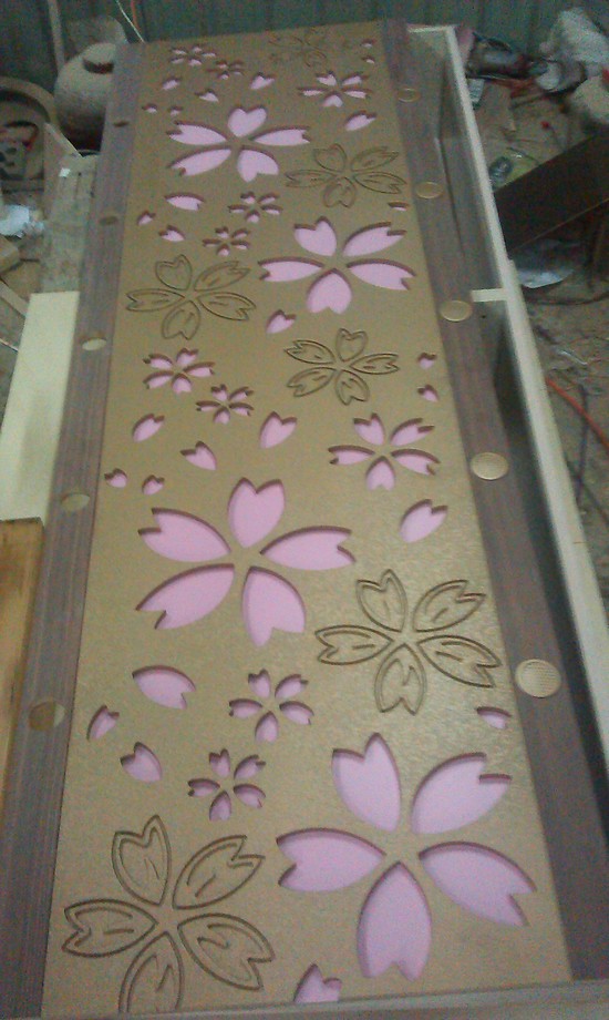 鞋櫃門片噴漆設計