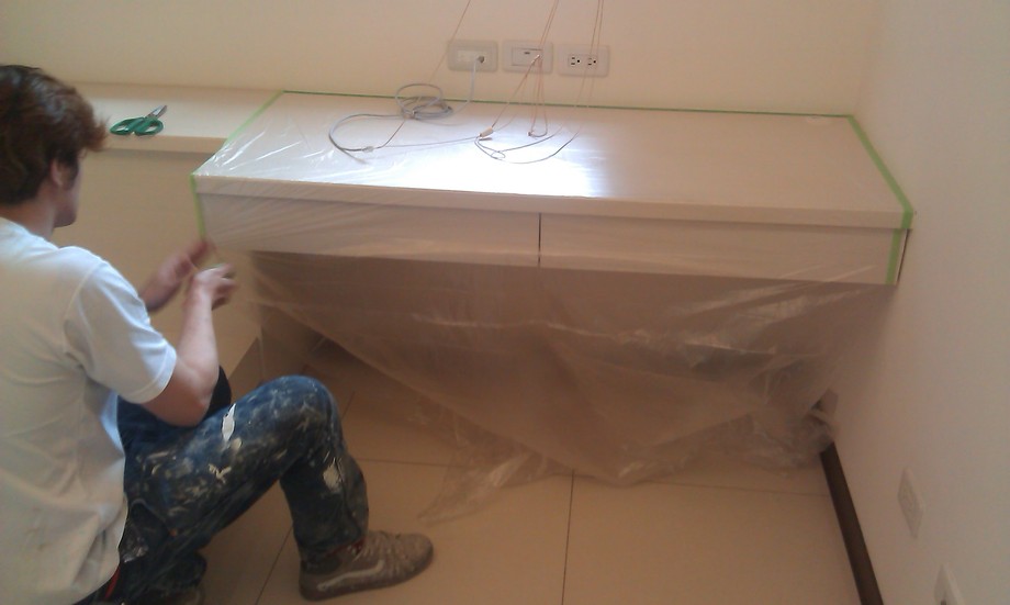 新莊龍安街室內油漆