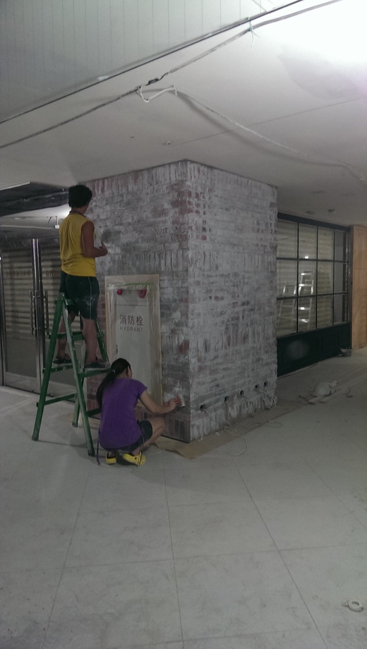 商場專櫃油漆噴漆(新光三越)