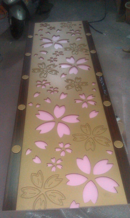 鞋櫃門片噴漆設計