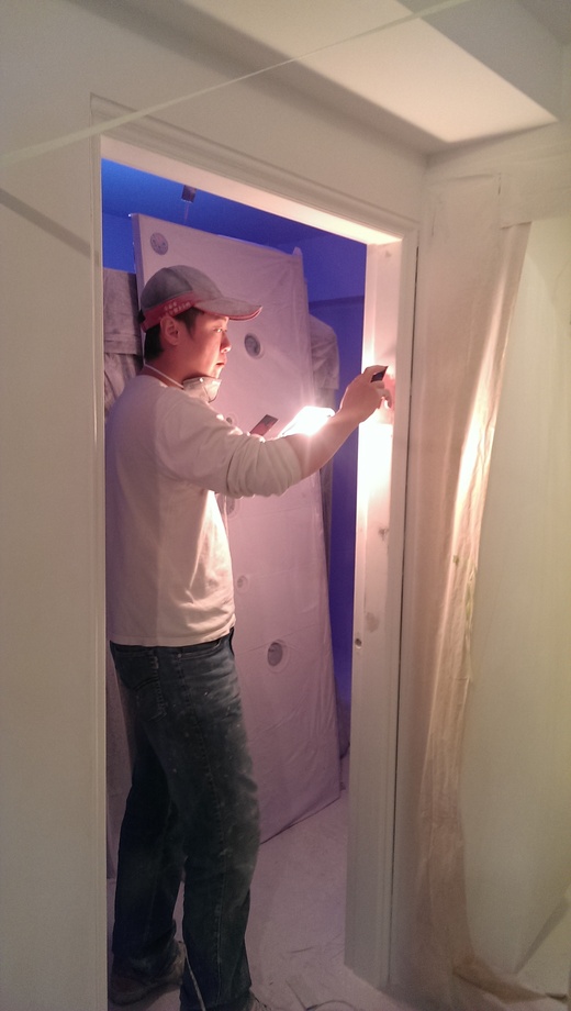 新莊住家室內噴漆