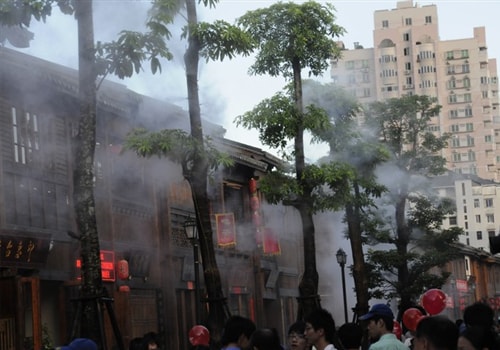 降溫-商店街降溫