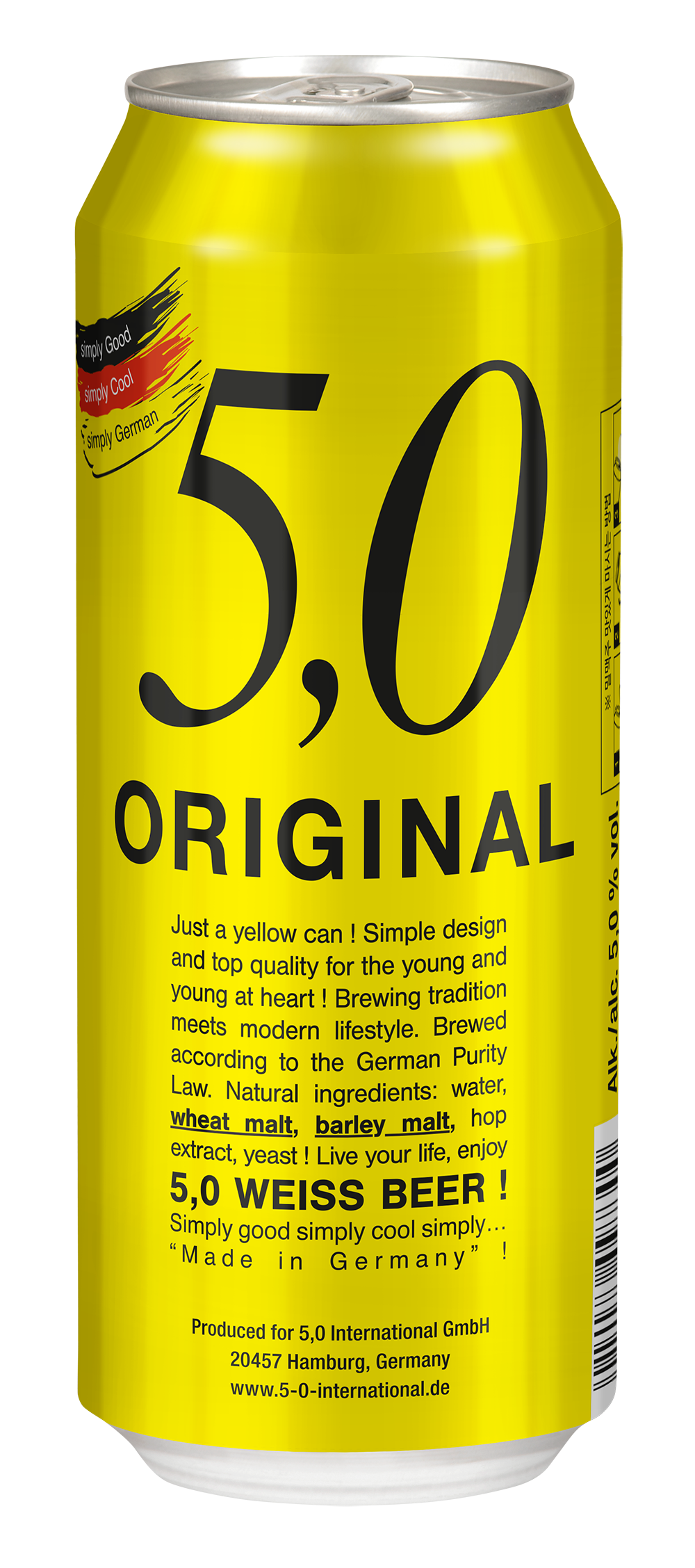 德國5.0金色狂歡小麥啤酒500ml