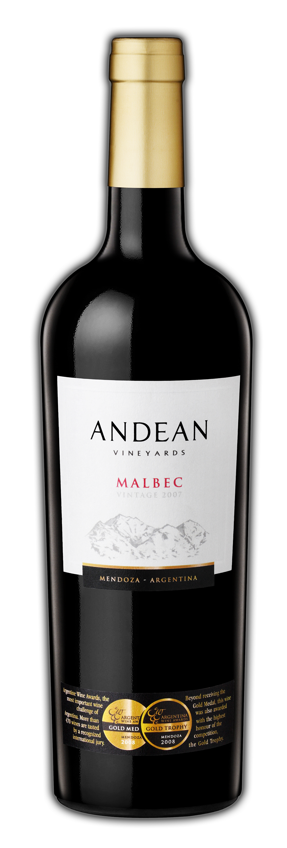 阿根廷安地斯特藏金牌紀念紅葡萄酒