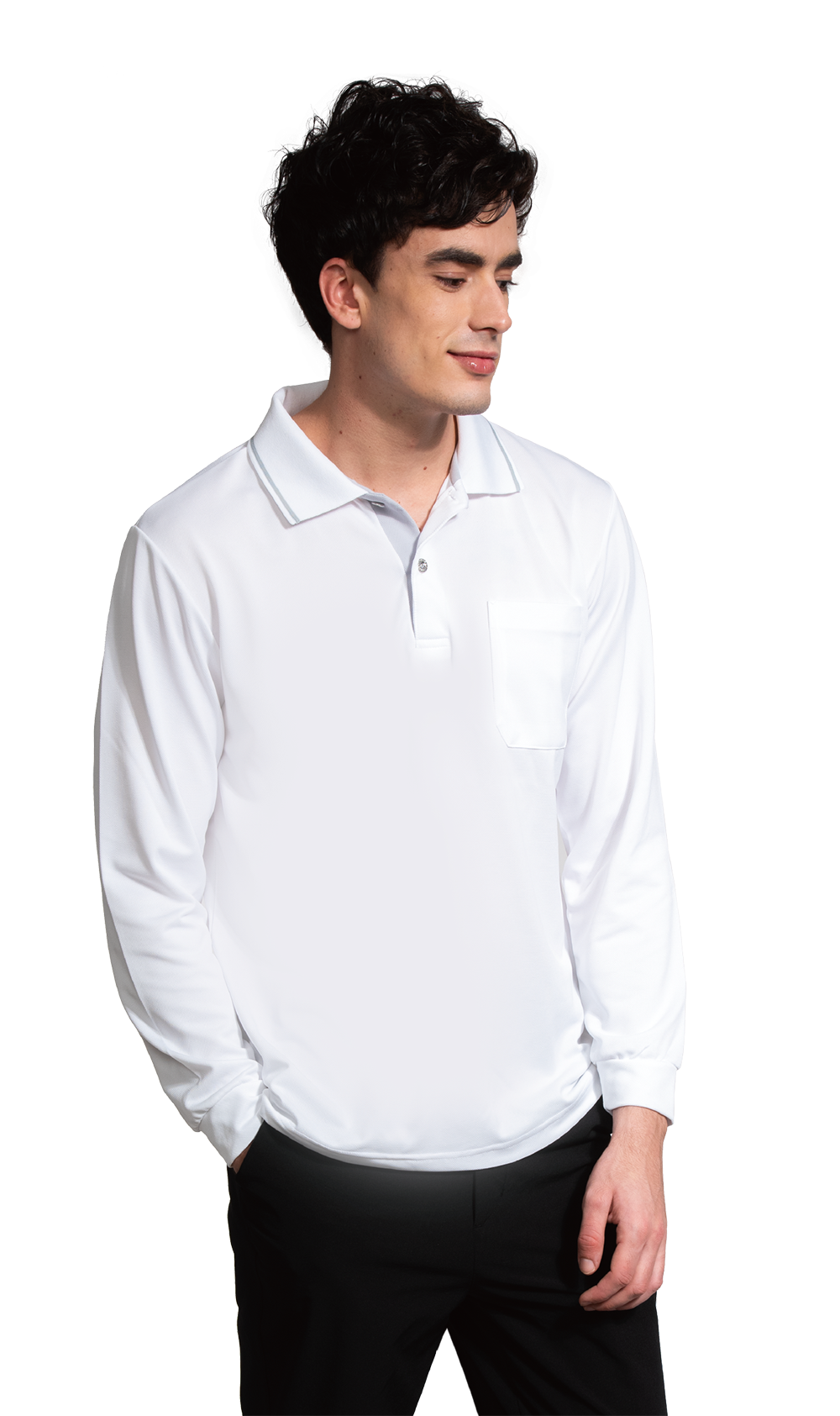 長袖polo衫-經典款-L88101