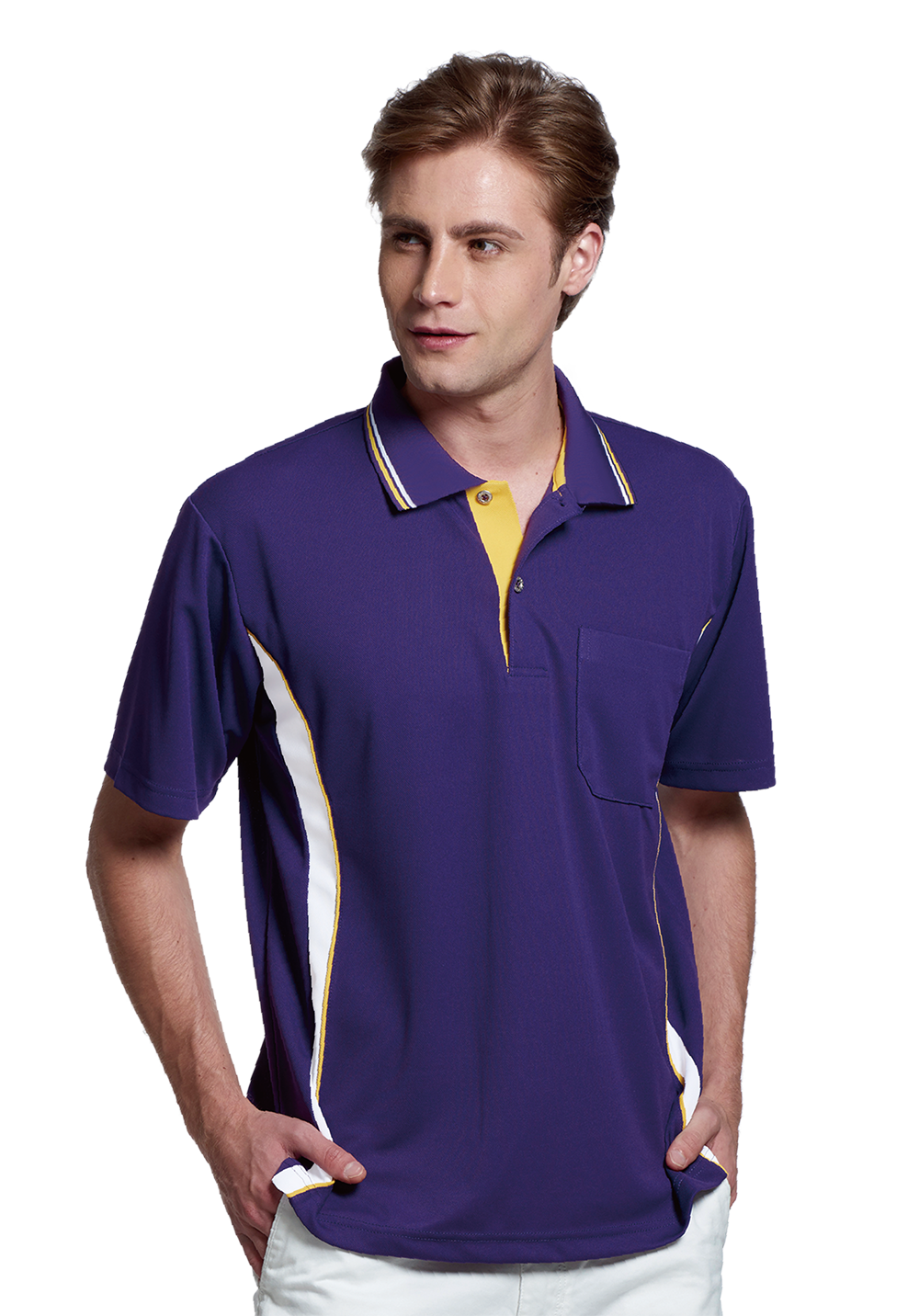 短袖polo衫-流線款-99116