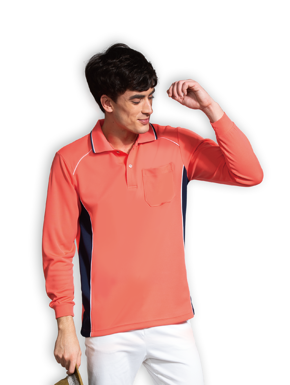 長袖polo衫-流線款-L99152