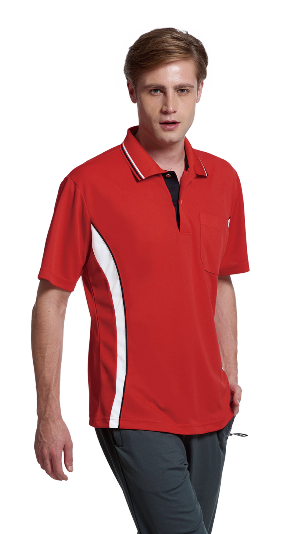 短袖polo衫-流線款-99118