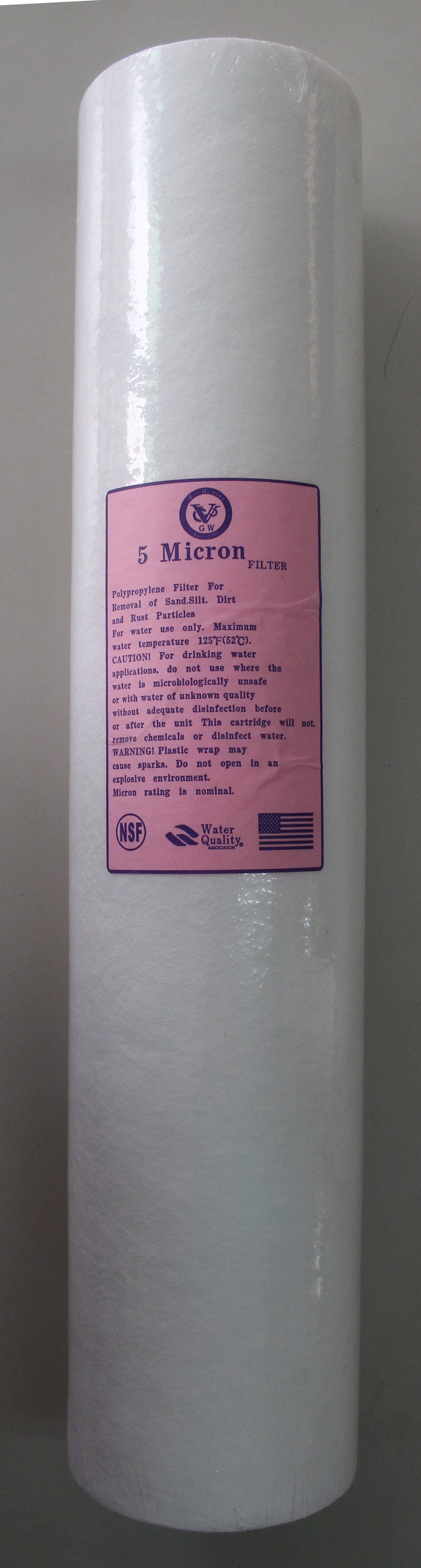 20&rdquo;(大胖型)CO-5微米PP濾心