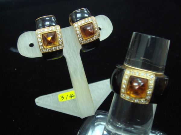 18K金寶石戒指耳環-流當品,三重流當品,玖泰當舖,新北市當舖,台北橋當舖,三重區當舖,五股區當舖,蘆洲區當舖,新莊區當舖,泰山區當舖,24小時當舖,假日當舖