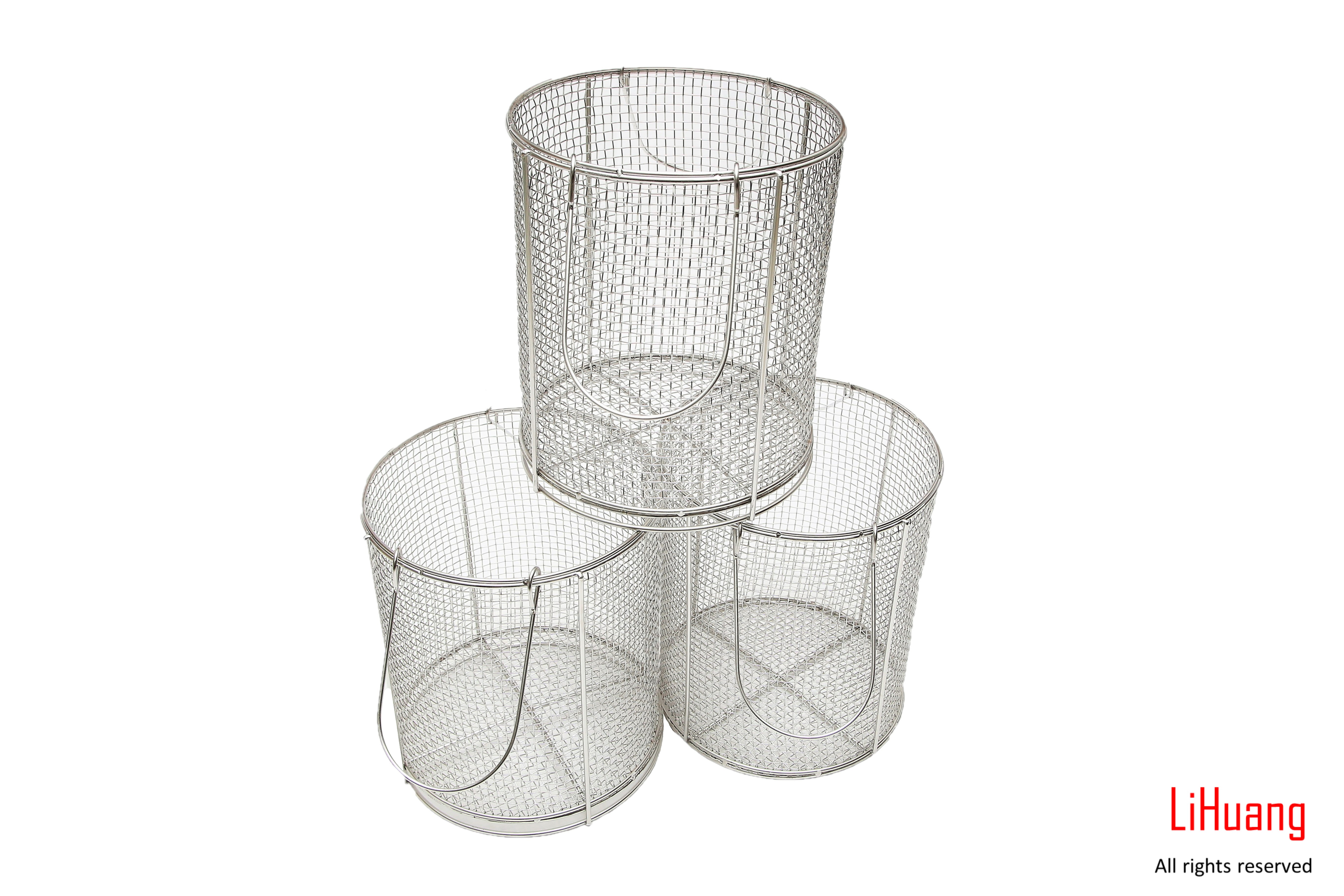 圓桶型消毒網籃