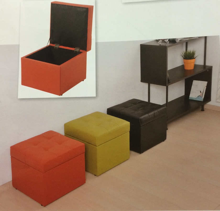 503-03~05　高格掀蓋置物椅(紅