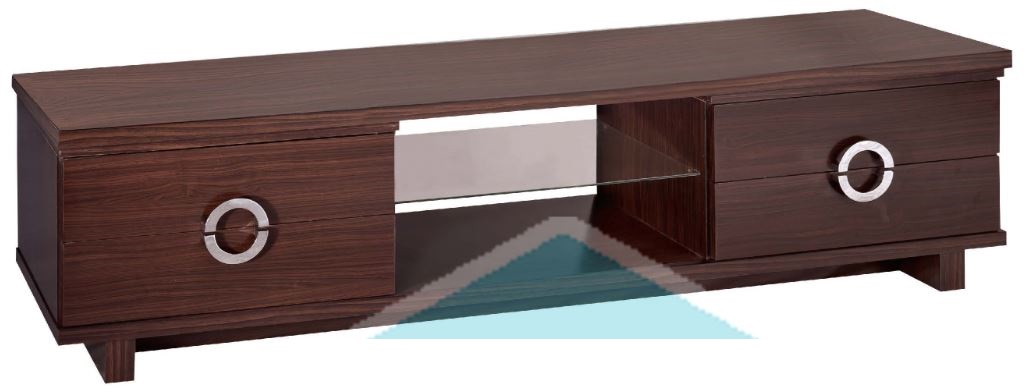 412-02&nbsp;元富六尺胡桃電視櫃(606)(全木芯板含抽屜部分／鋼珠滑軌／美背)