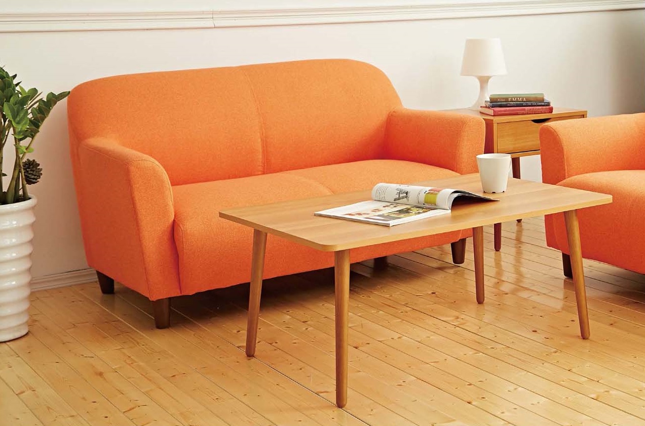 普派雙人沙發(橙)
