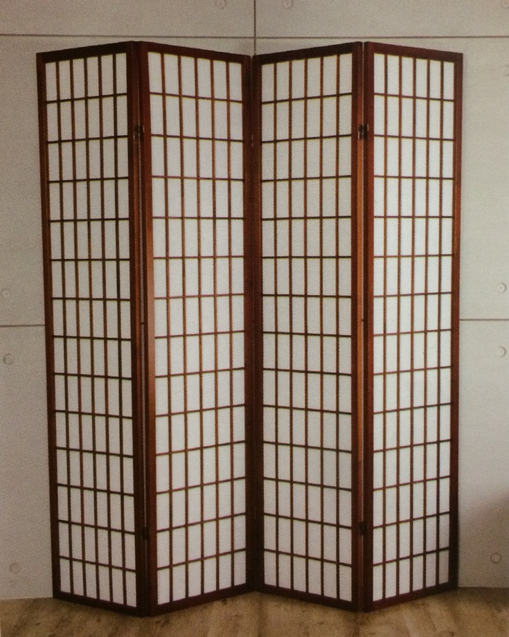 1016-06樸邸四片式方格屏風