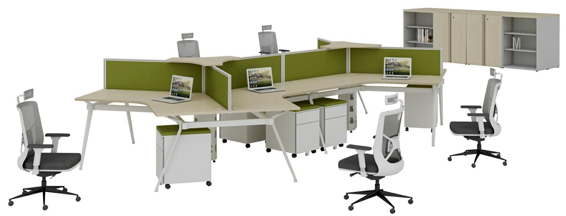 貝爾-3-多人工作站