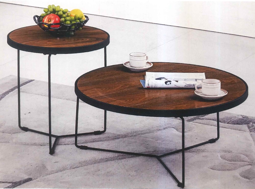 雙圓茶几組