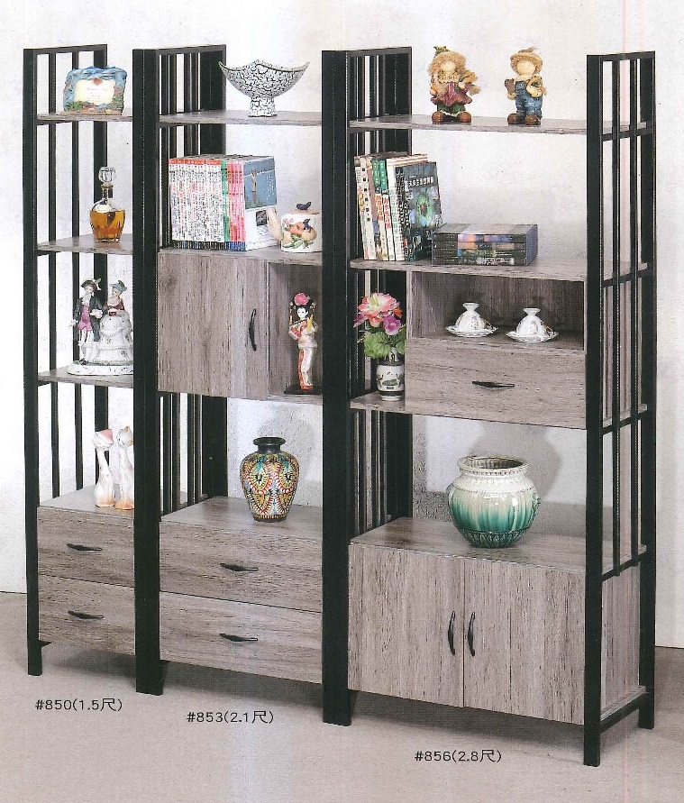 工業風書架