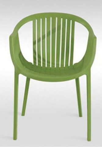 扶手條紋簍空造型椅