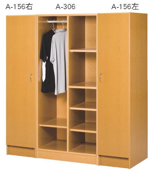 528&nbsp;塑鋼衣櫃(木紋色)