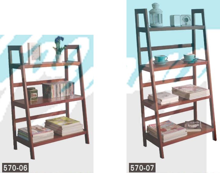 570-06.07&nbsp;實木梯形書架
