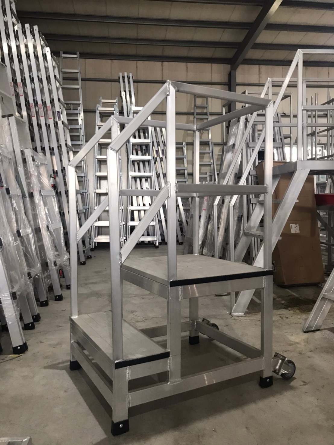 雙扶手工作平台梯