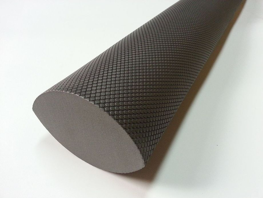 EVA眼型壓紋瑜珈棒(黑色)