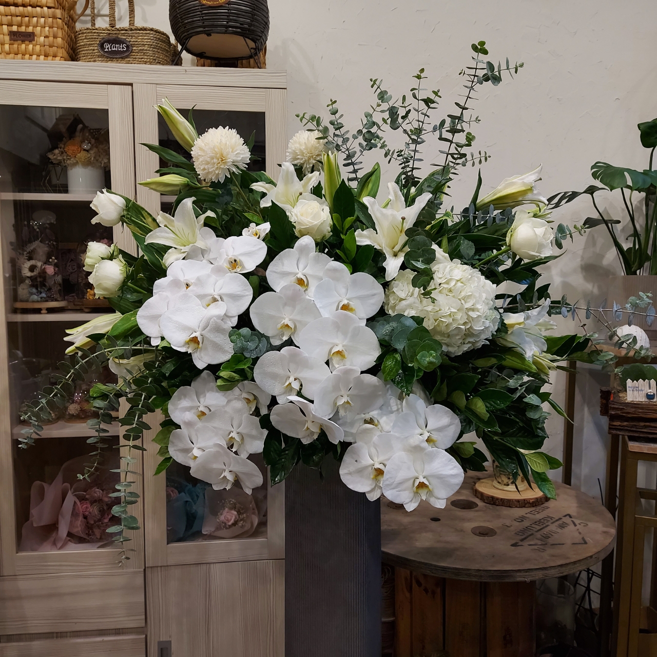 天空上的白雲朵