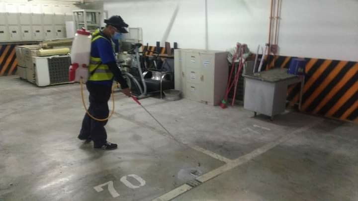 地下室停車場病媒蚊防治消毒工作