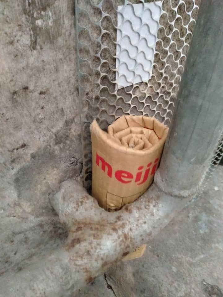 鼠害入侵點封補作業