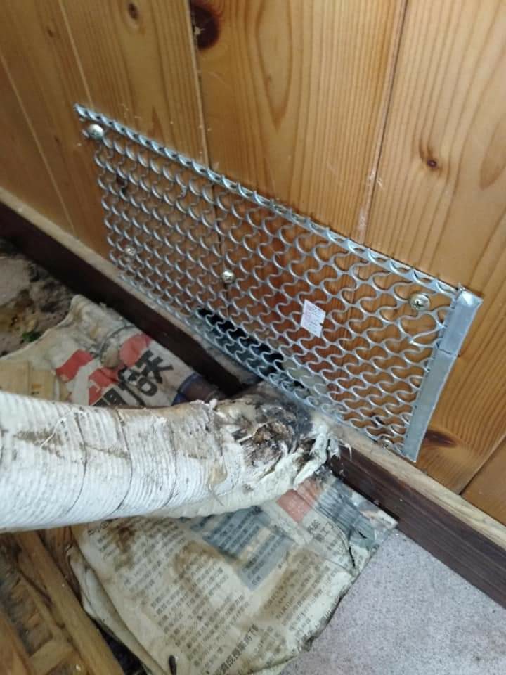 鼠害入侵點封補作業