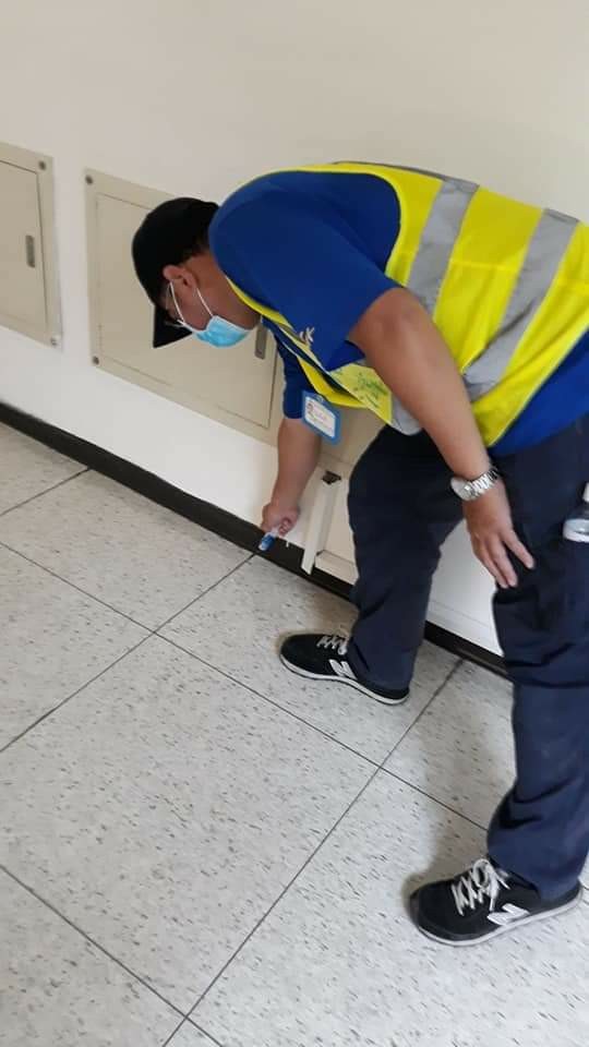 蟑螂餌膠施打作業